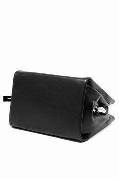 画像をギャラリービューアに読み込む, discord Yohji Yamamoto Gusset Diaphragm Tote Bag (M) / Smooth Cow Leather (BLACK)