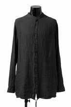 Load image into Gallery viewer, daub PLAIN COLLAR SHIRT / COLD DYED ORGANIC COTTON (GREY)