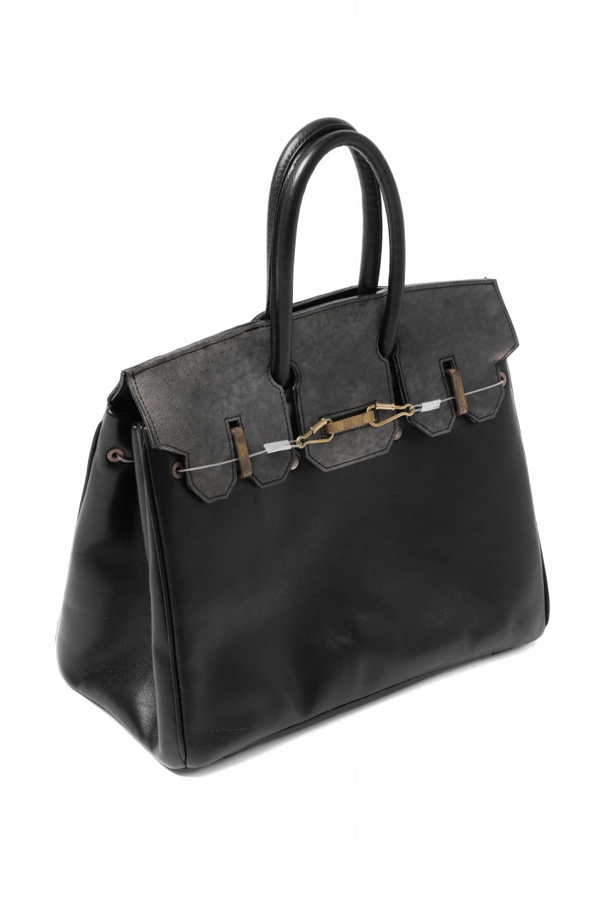 画像をギャラリービューアに読み込む, ierib exclusive Bark Bag #35 / Smooth Horse + Marble Cordovan (BLACK)