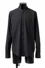 Load image into Gallery viewer, daub LONG SLEEVE SHIRT / DYED COTTON BROAD (BLACK)