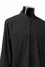 Load image into Gallery viewer, daub LONG SLEEVE SHIRT / DYED COTTON BROAD (BLACK)