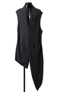 画像をギャラリービューアに読み込む, SOSNOVSKA ASYMMETRICAL WAISTCOAT (GREY)