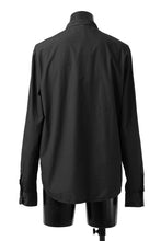Load image into Gallery viewer, daub LONG SLEEVE SHIRT / DYED COTTON BROAD (BLACK)