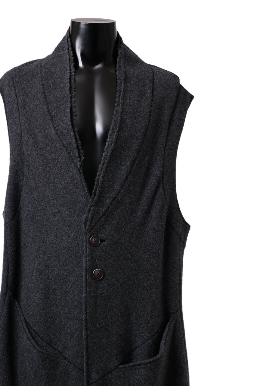 画像をギャラリービューアに読み込む, SOSNOVSKA ASYMMETRICAL WAISTCOAT (GREY)