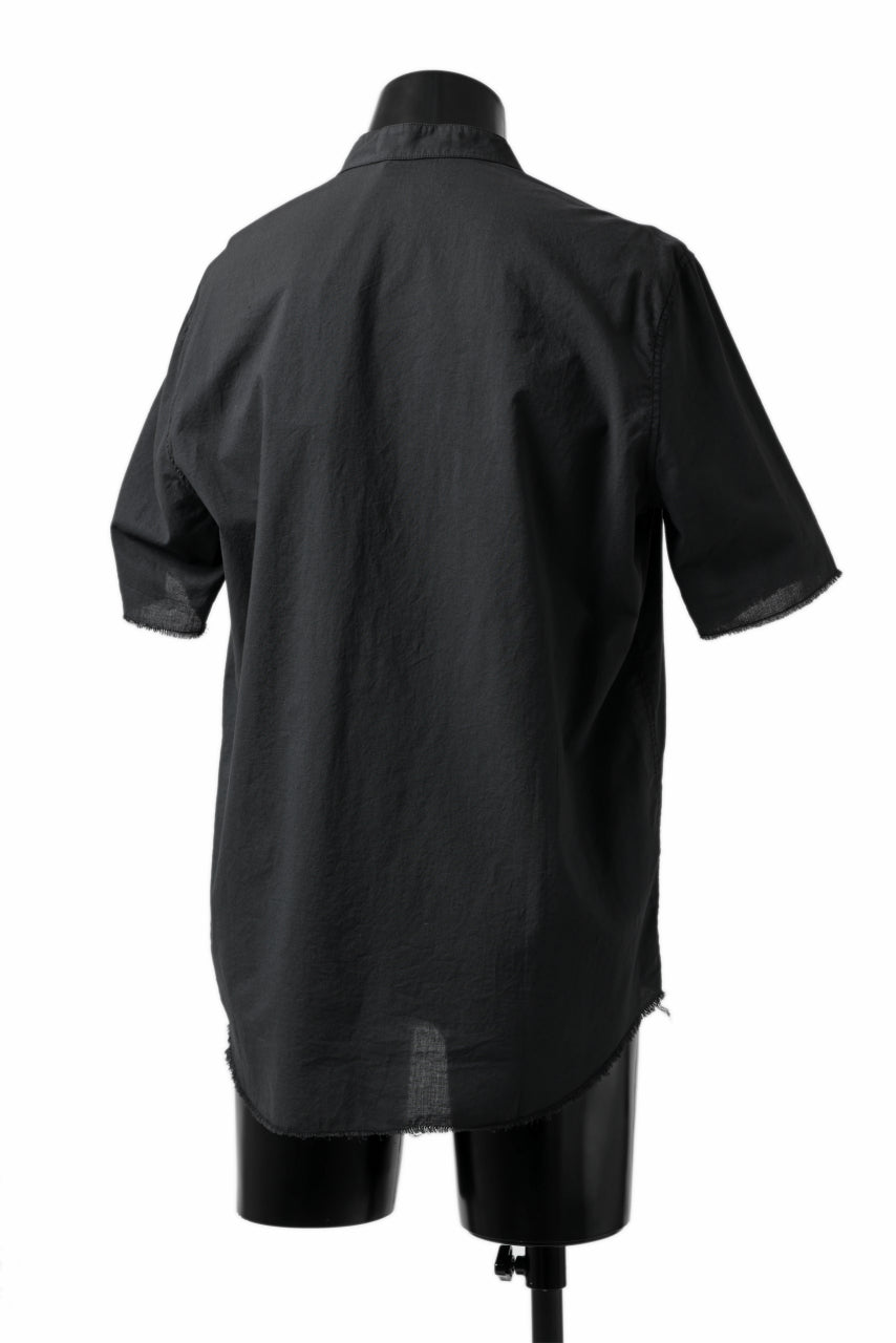 画像をギャラリービューアに読み込む, daub DYEING MINIMAL SS SHIRT / ORGANIC COTTON (BLACK)