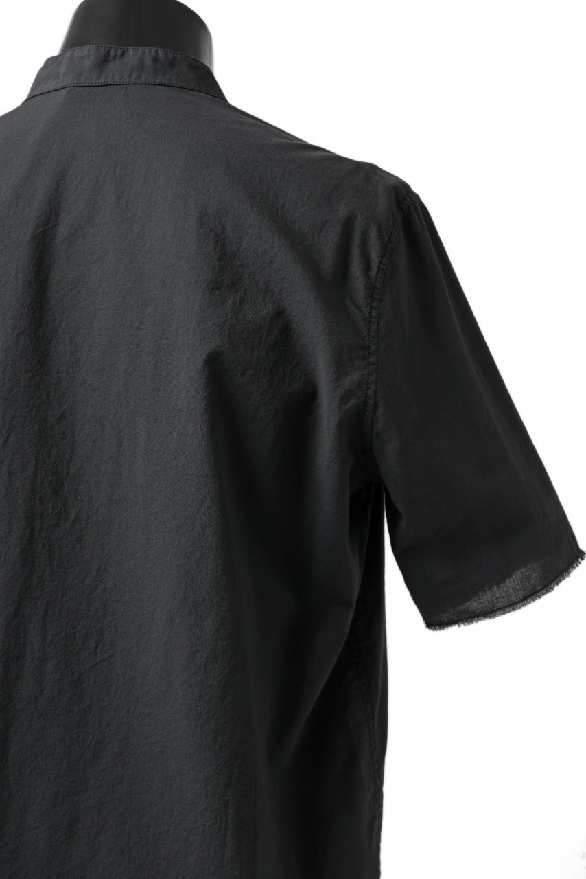 画像をギャラリービューアに読み込む, daub DYEING MINIMAL SS SHIRT / ORGANIC COTTON (BLACK)