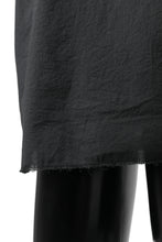 画像をギャラリービューアに読み込む, daub DYEING MINIMAL SS SHIRT / ORGANIC COTTON (BLACK)