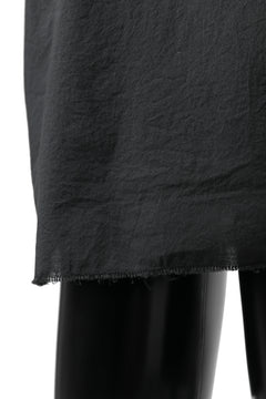 画像をギャラリービューアに読み込む, daub DYEING MINIMAL SS SHIRT / ORGANIC COTTON (BLACK)