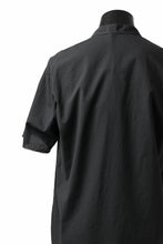 画像をギャラリービューアに読み込む, daub DYEING MINIMAL SS SHIRT / ORGANIC COTTON (BLACK)
