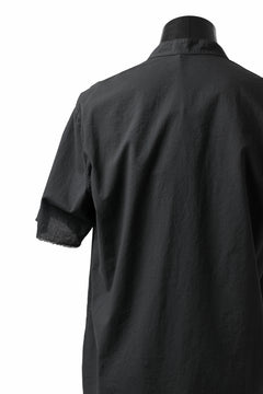 画像をギャラリービューアに読み込む, daub DYEING MINIMAL SS SHIRT / ORGANIC COTTON (BLACK)