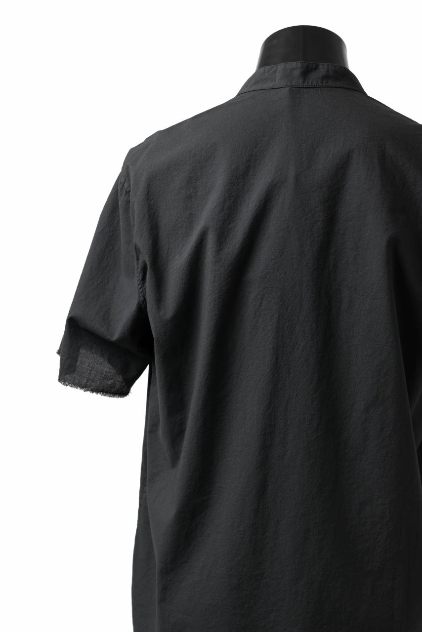 画像をギャラリービューアに読み込む, daub DYEING MINIMAL SS SHIRT / ORGANIC COTTON (BLACK)