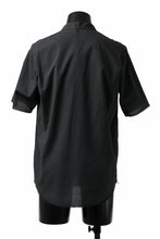 画像をギャラリービューアに読み込む, daub DYEING MINIMAL SS SHIRT / ORGANIC COTTON (BLACK)