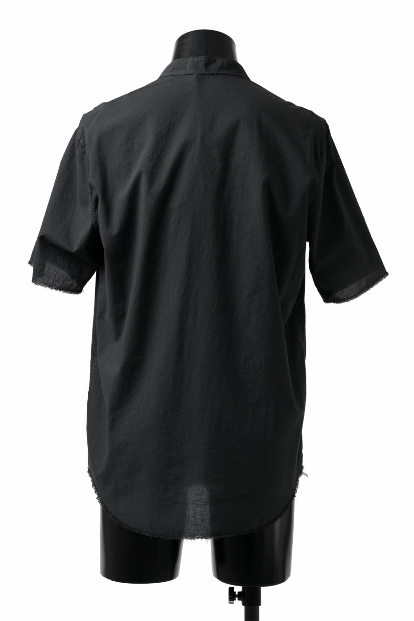 画像をギャラリービューアに読み込む, daub DYEING MINIMAL SS SHIRT / ORGANIC COTTON (BLACK)
