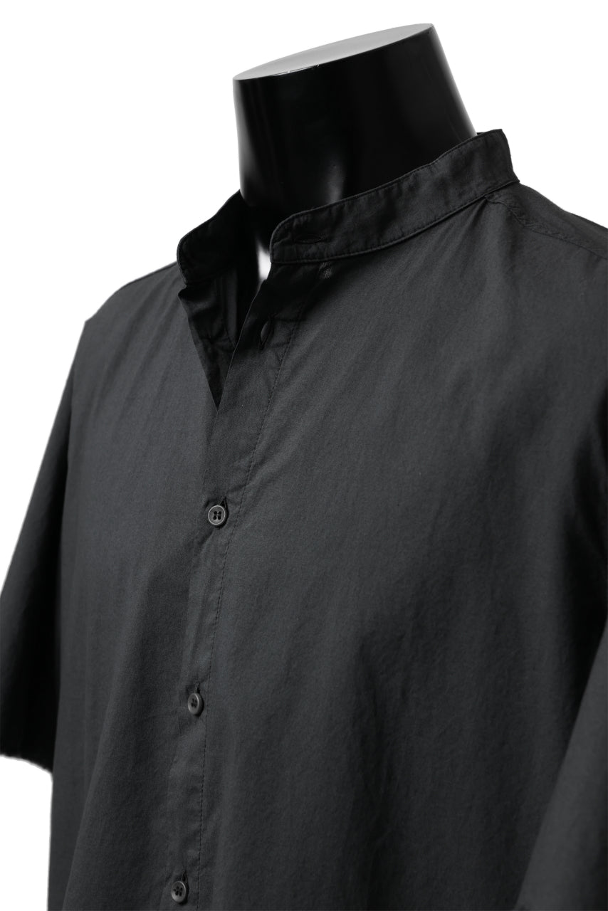 画像をギャラリービューアに読み込む, daub DYEING MINIMAL SS SHIRT / ORGANIC COTTON (BLACK)