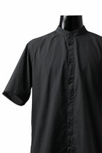 画像をギャラリービューアに読み込む, daub DYEING MINIMAL SS SHIRT / ORGANIC COTTON (BLACK)