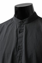 画像をギャラリービューアに読み込む, daub DYEING MINIMAL SS SHIRT / ORGANIC COTTON (BLACK)