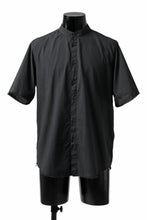 画像をギャラリービューアに読み込む, daub DYEING MINIMAL SS SHIRT / ORGANIC COTTON (BLACK)