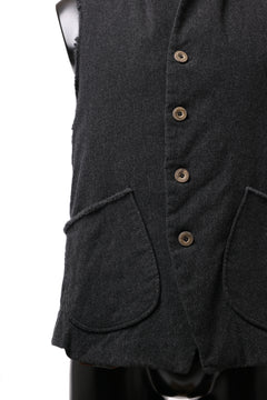 画像をギャラリービューアに読み込む, SOSNOVSKA CASHMERE WASHED VEST (BLACK)