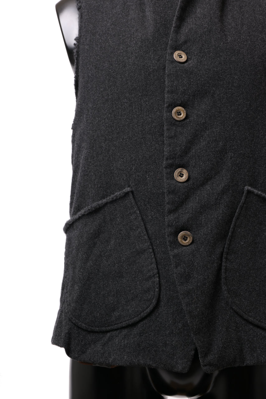 画像をギャラリービューアに読み込む, SOSNOVSKA CASHMERE WASHED VEST (BLACK)