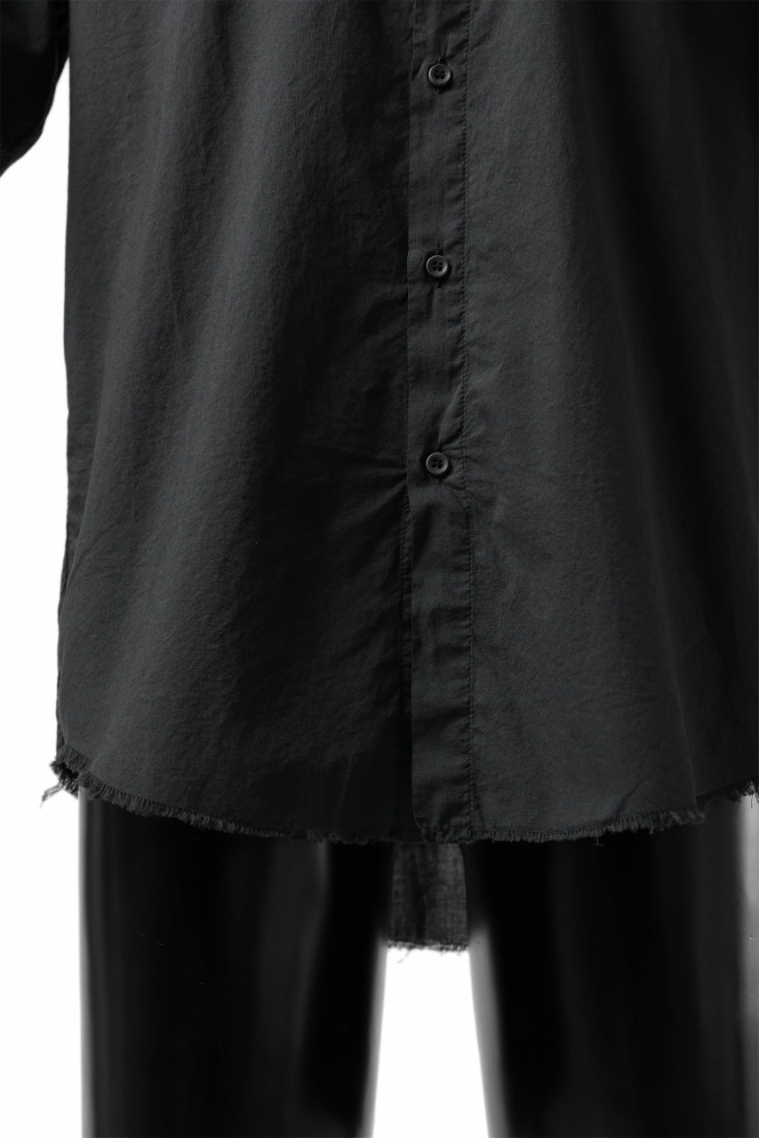画像をギャラリービューアに読み込む, daub DYEING MINIMAL SS SHIRT / ORGANIC COTTON (BLACK)
