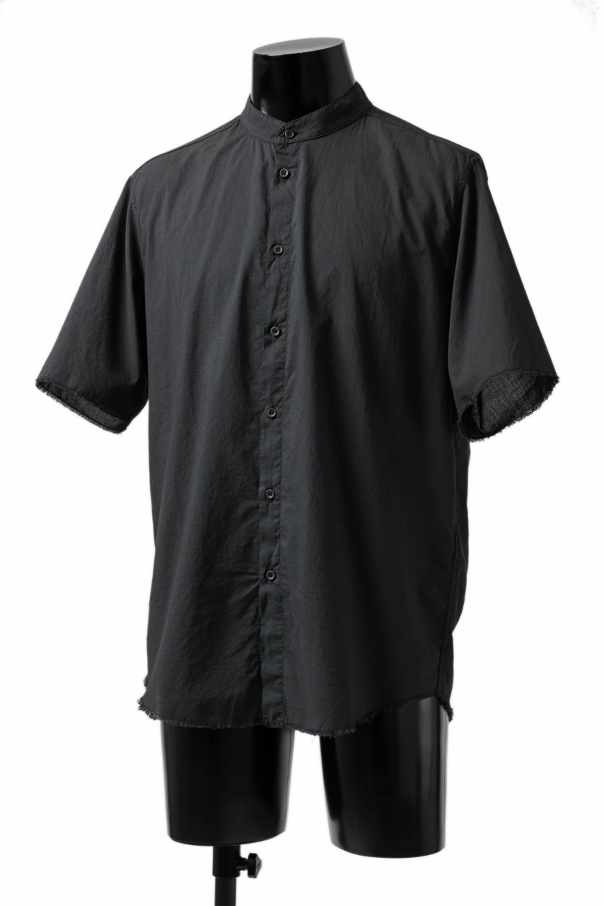画像をギャラリービューアに読み込む, daub DYEING MINIMAL SS SHIRT / ORGANIC COTTON (BLACK)