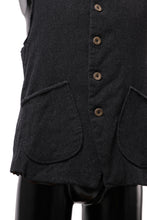 画像をギャラリービューアに読み込む, SOSNOVSKA CASHMERE WASHED VEST (BLACK)