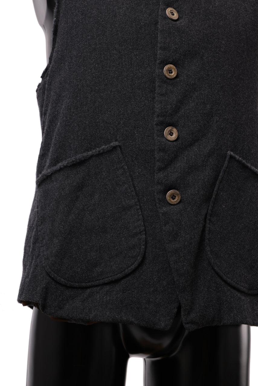 画像をギャラリービューアに読み込む, SOSNOVSKA CASHMERE WASHED VEST (BLACK)