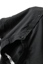 画像をギャラリービューアに読み込む, daub DYEING MINIMAL SS SHIRT / ORGANIC COTTON (BLACK)