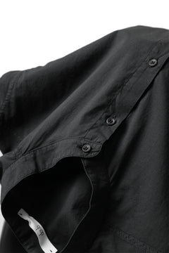 画像をギャラリービューアに読み込む, daub DYEING MINIMAL SS SHIRT / ORGANIC COTTON (BLACK)