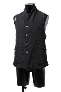 画像をギャラリービューアに読み込む, SOSNOVSKA CASHMERE WASHED VEST (BLACK)