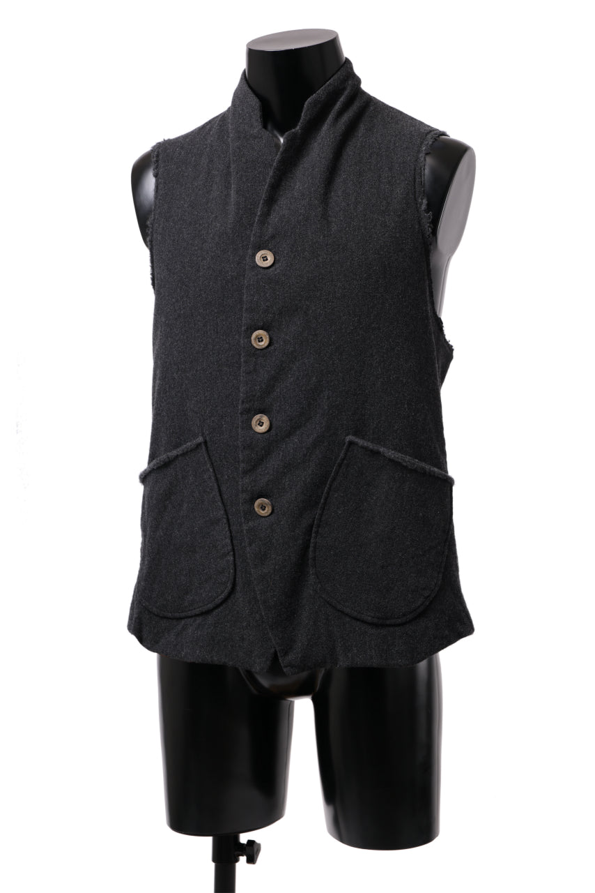 画像をギャラリービューアに読み込む, SOSNOVSKA CASHMERE WASHED VEST (BLACK)