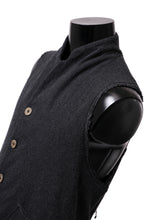 画像をギャラリービューアに読み込む, SOSNOVSKA CASHMERE WASHED VEST (BLACK)