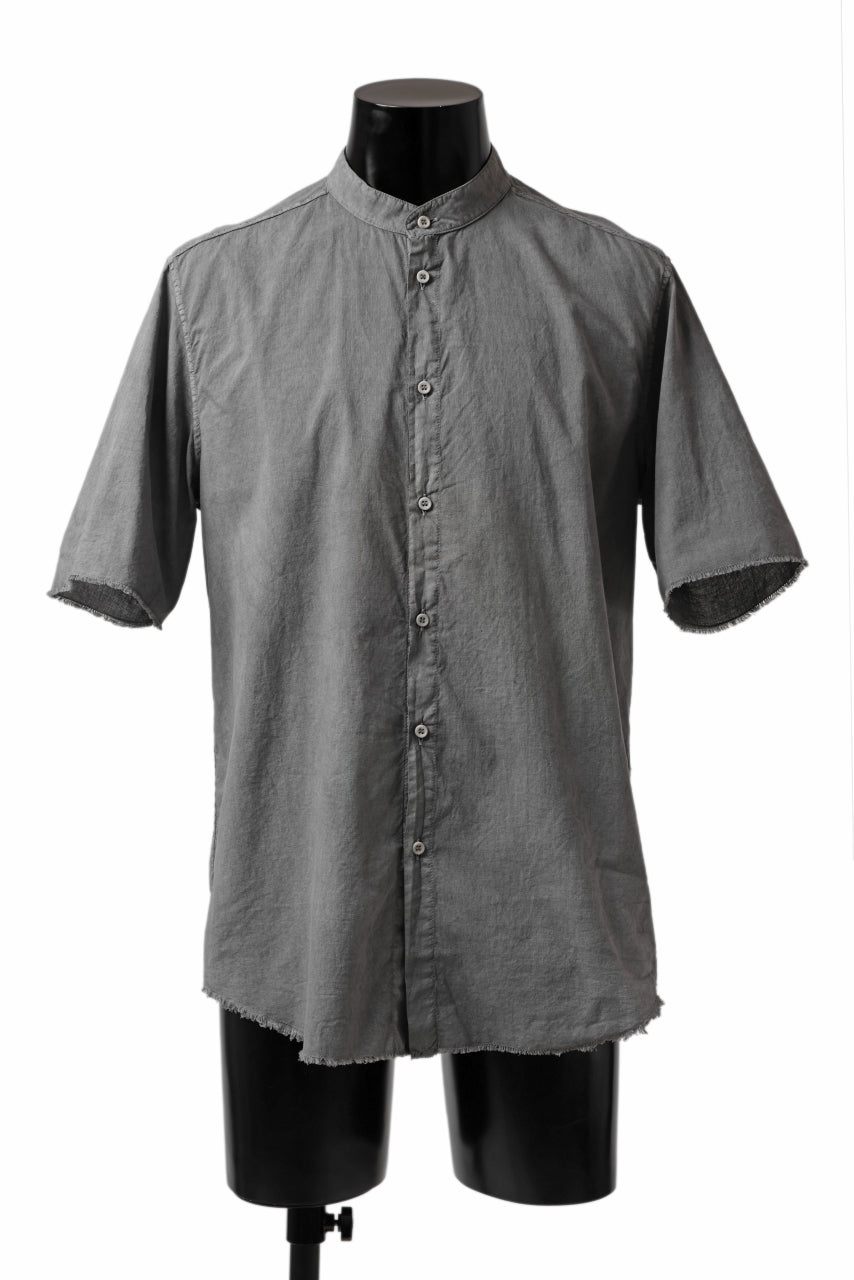 画像をギャラリービューアに読み込む, daub DYEING MINIMAL SS SHIRT / ORGANIC COTTON (GREY)