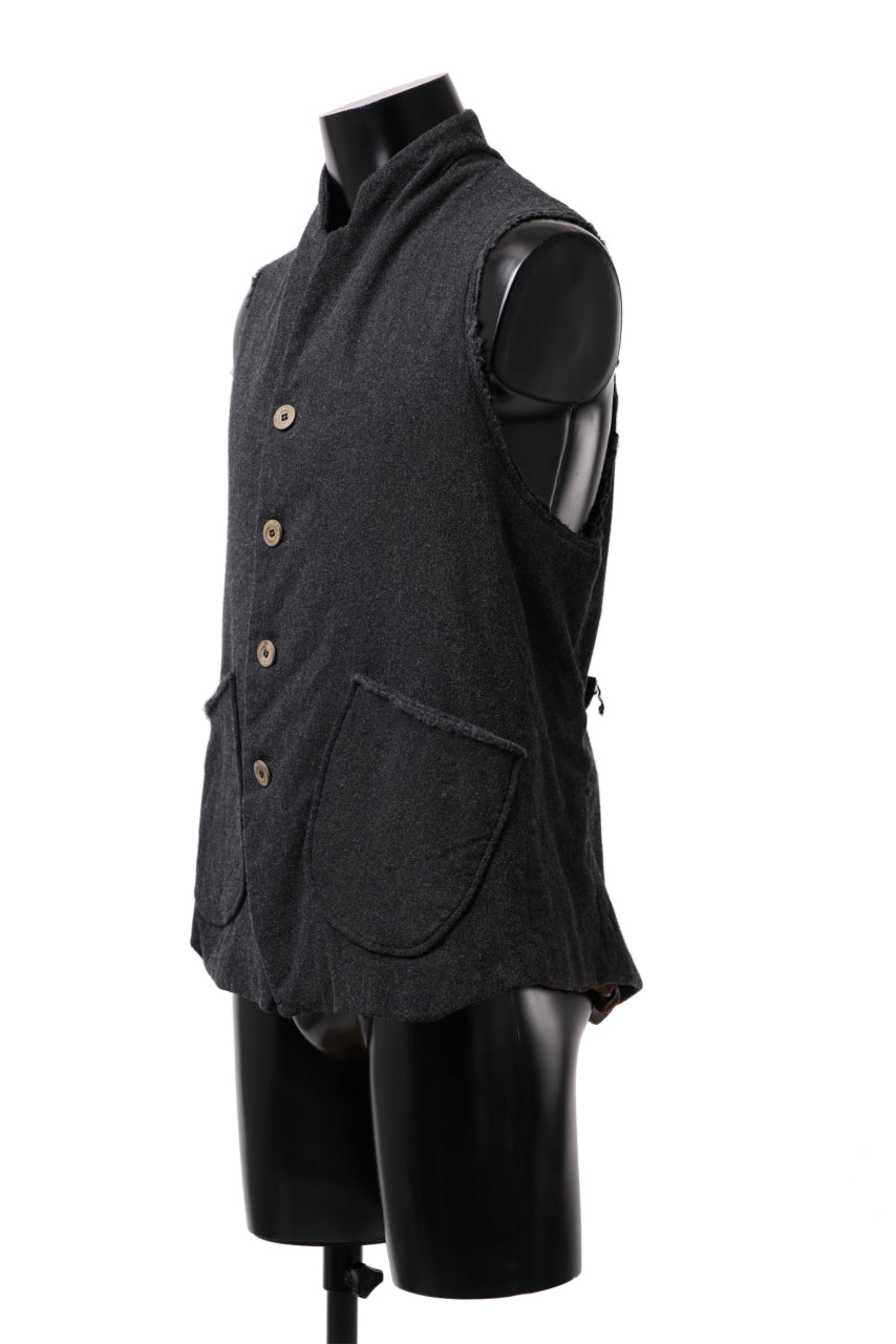 画像をギャラリービューアに読み込む, SOSNOVSKA CASHMERE WASHED VEST (BLACK)