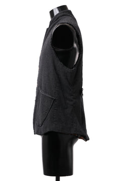 画像をギャラリービューアに読み込む, SOSNOVSKA CASHMERE WASHED VEST (BLACK)