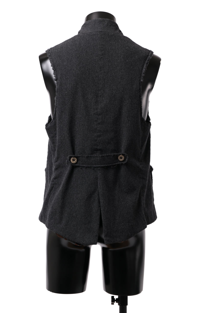 画像をギャラリービューアに読み込む, SOSNOVSKA CASHMERE WASHED VEST (BLACK)