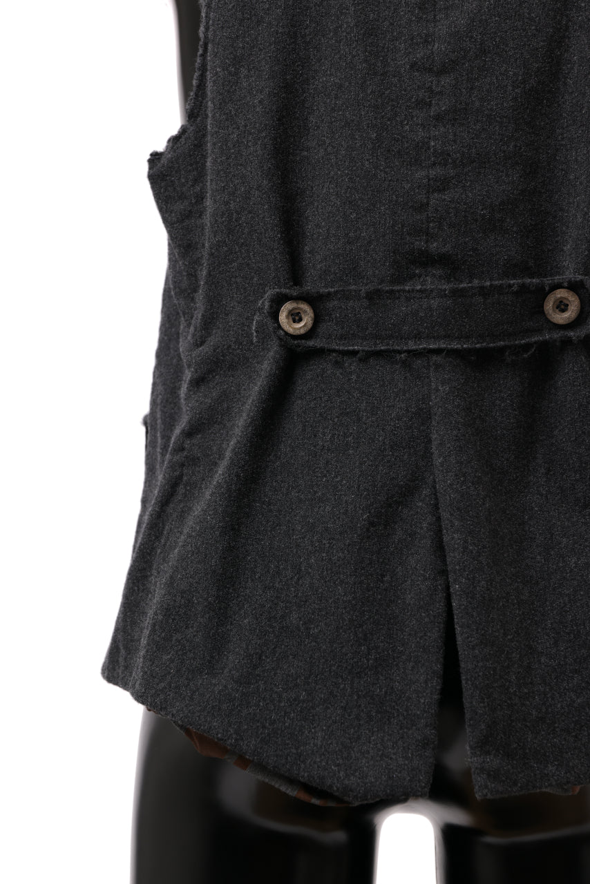 画像をギャラリービューアに読み込む, SOSNOVSKA CASHMERE WASHED VEST (BLACK)