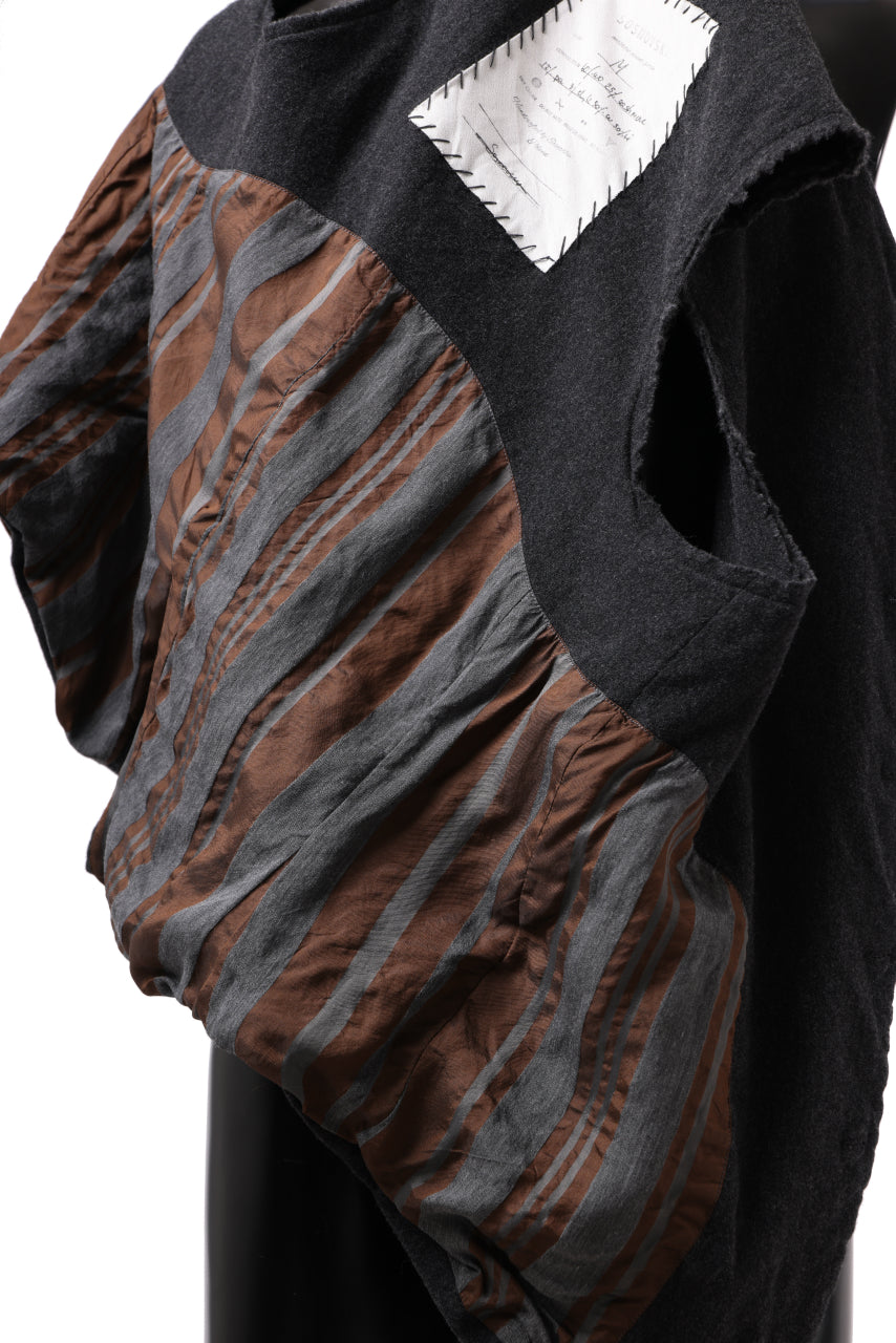 画像をギャラリービューアに読み込む, SOSNOVSKA CASHMERE WASHED VEST (BLACK)