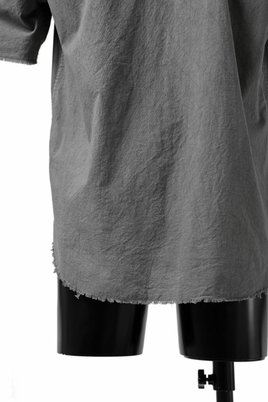 画像をギャラリービューアに読み込む, daub DYEING MINIMAL SS SHIRT / ORGANIC COTTON (GREY)