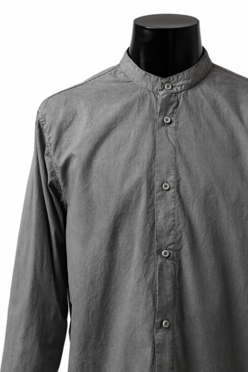 Load image into Gallery viewer, daub LONG SLEEVE SHIRT / COLD DYED COTTON BROAD (GREY)
