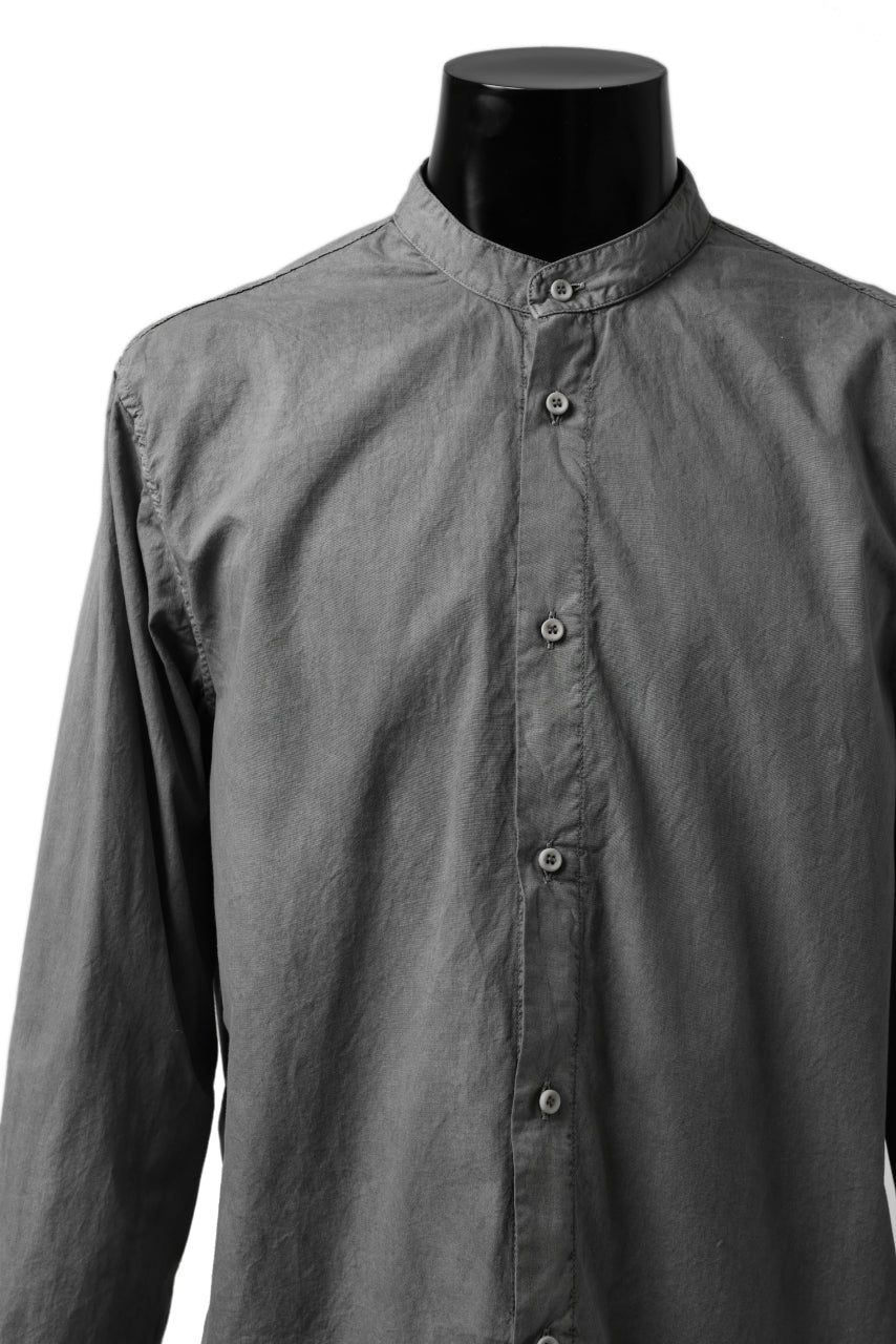 Load image into Gallery viewer, daub LONG SLEEVE SHIRT / COLD DYED COTTON BROAD (GREY)