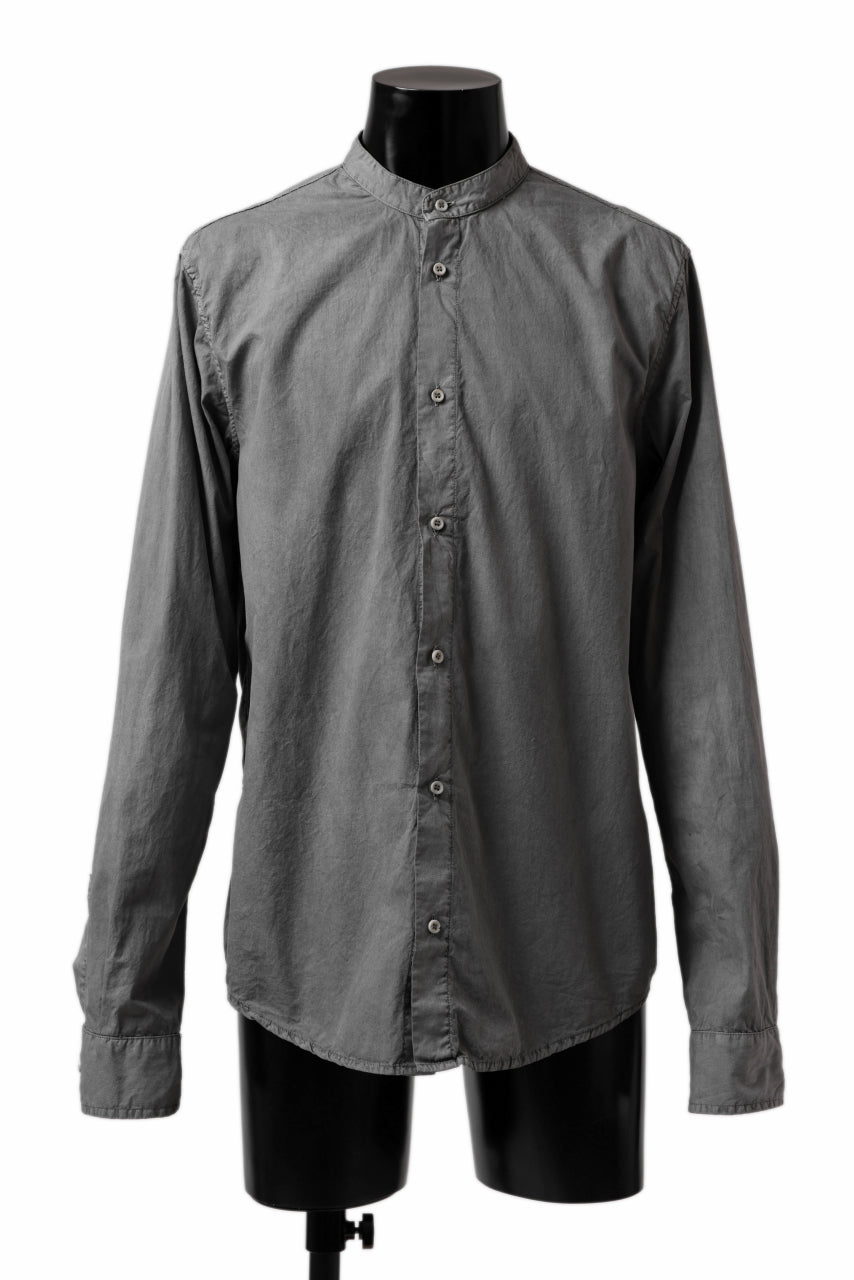 Load image into Gallery viewer, daub LONG SLEEVE SHIRT / COLD DYED COTTON BROAD (GREY)