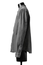 Load image into Gallery viewer, daub LONG SLEEVE SHIRT / COLD DYED COTTON BROAD (GREY)