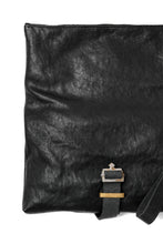 画像をギャラリービューアに読み込む, ierib Folded Clutch Bag with Hand Strap / FVT Oiled Horse (BLACK)