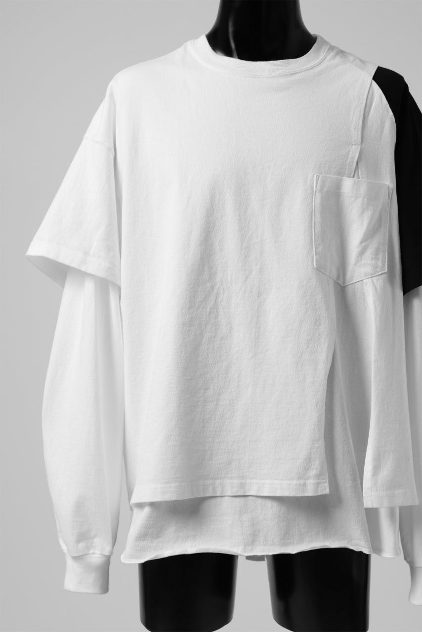画像をギャラリービューアに読み込む, FACETASM CRAZY LAYERED LS TEE (WHITE)