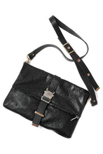 画像をギャラリービューアに読み込む, ierib exclusive Folded Clutch Bag with Shoulder Strap / FVT Oiled Horse (BLACK)