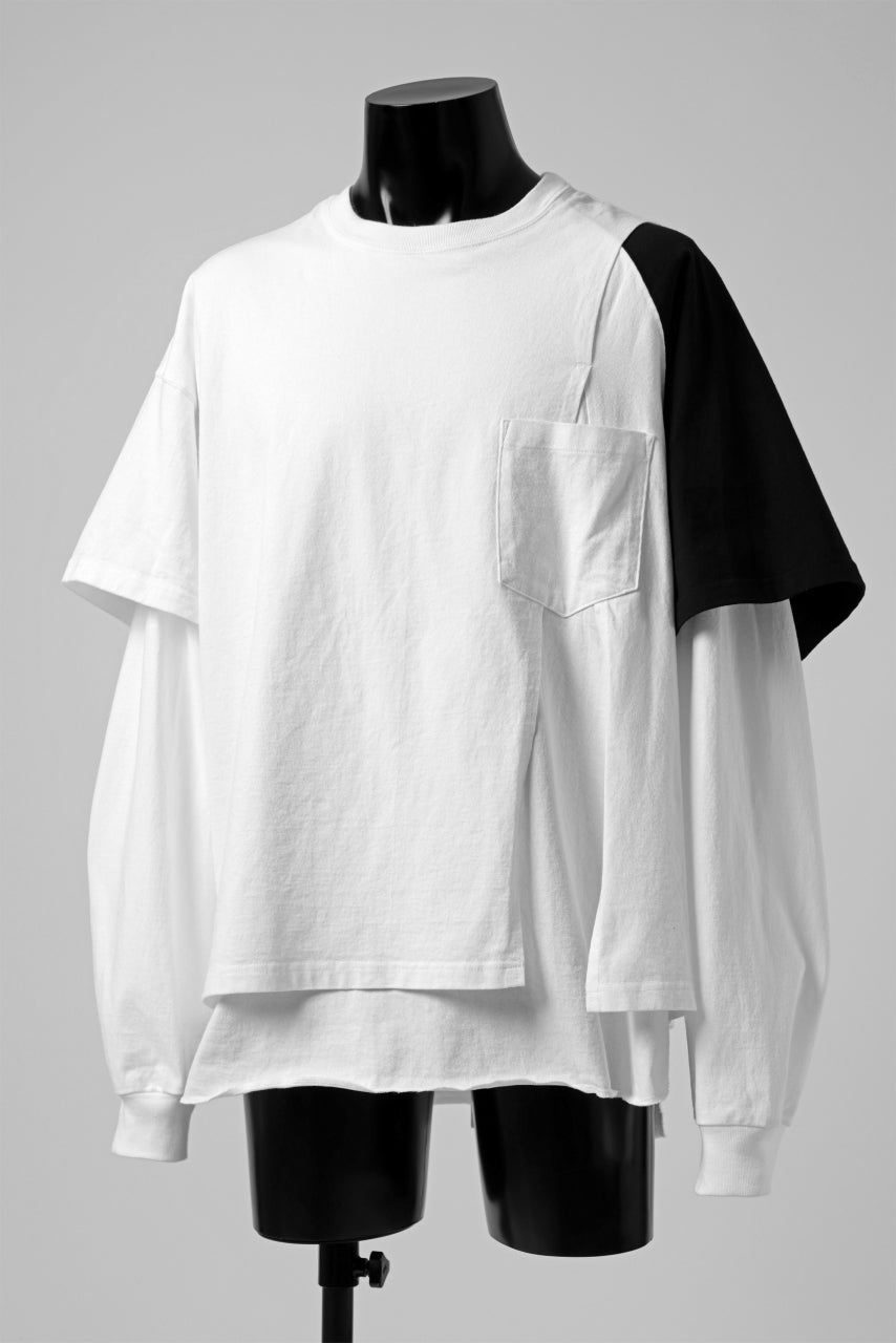 画像をギャラリービューアに読み込む, FACETASM CRAZY LAYERED LS TEE (WHITE)