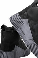 画像をギャラリービューアに読み込む, BORIS BIDJAN SABERI COW LEATHER MID CUT SNEAKER / OBJECT DYED & HAND TREATED "BAMBA1.1" (BLACK)