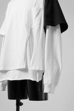 画像をギャラリービューアに読み込む, FACETASM CRAZY LAYERED LS TEE (WHITE)