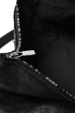 画像をギャラリービューアに読み込む, ierib exclusive Folded Clutch Bag with Shoulder Strap / FVT Oiled Horse (BLACK)